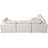 Jocqua Velvet L-Shaped Sectional Reversible-850340312