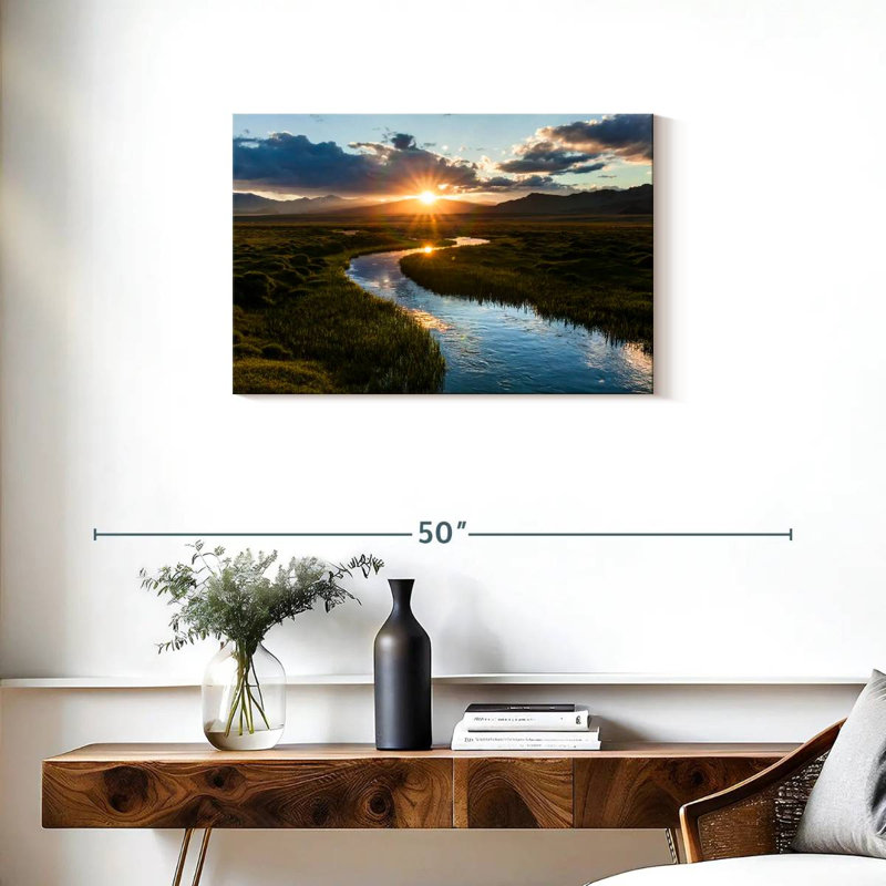 Alvord Sunset Stream, H 20 po x l 30 po