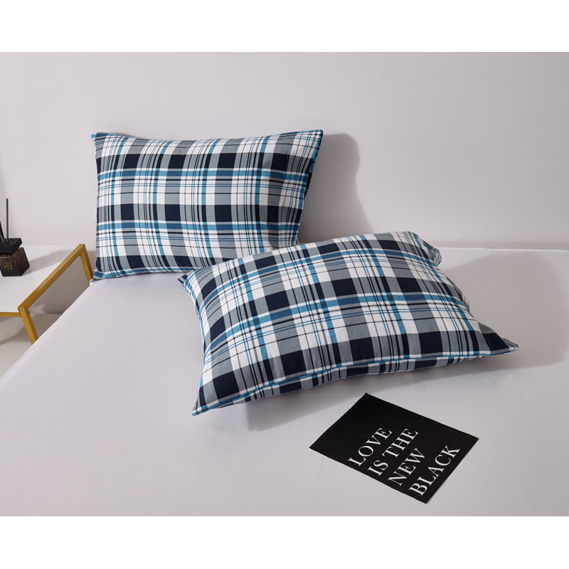 Ensemble de draps pour chambre d'amis 100% coton Gallison, Ensemble de draps double / double avec 2 taies d'o