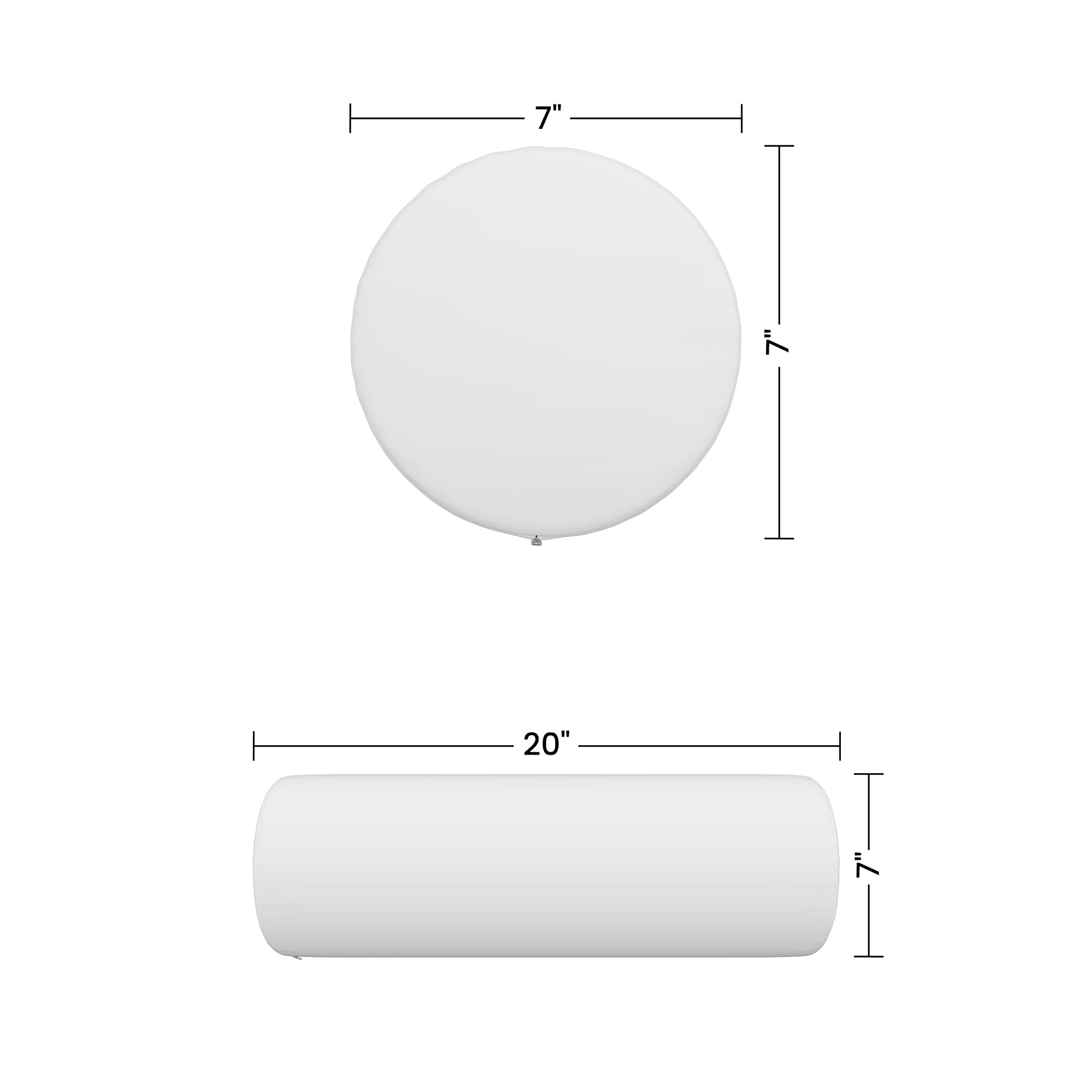 Amala Outdoor/Indoor Bolster Pillow, Mira Bluebell