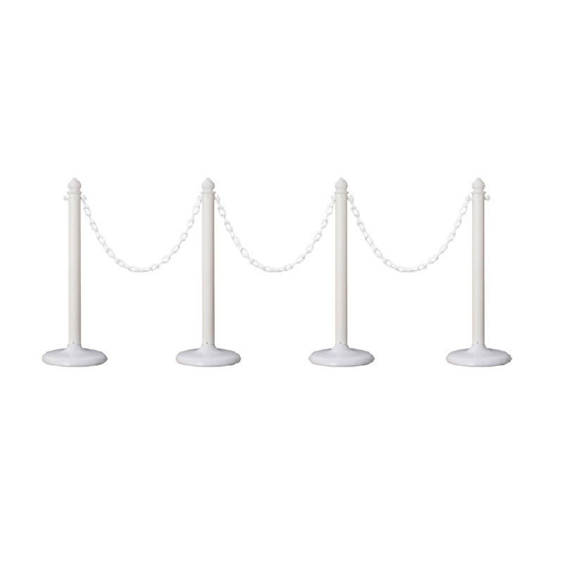 Ensemble de barrière de sécurité, Blanc