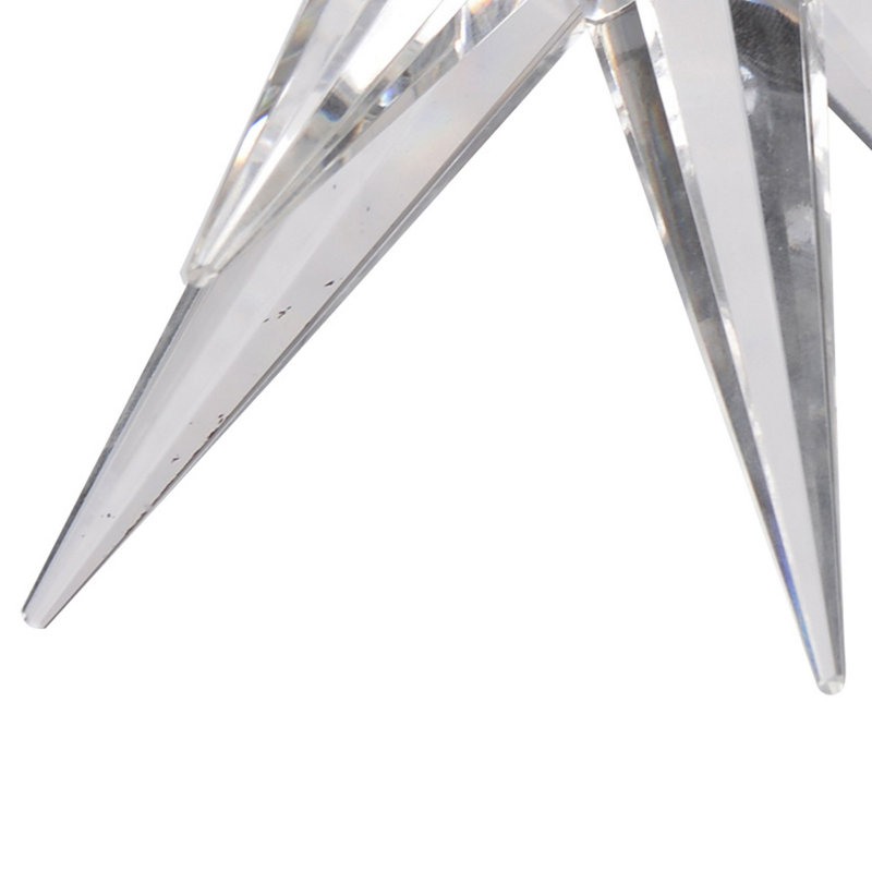 Sculpture Simeon, H 8 po x l 8 po x P 6 po, Transparent