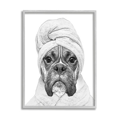 «Dog In Peignoir» par Annalisa Latella