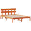 Vidaxl Bed Frame With Headboard Solid Pine Wood-113971122-113971125