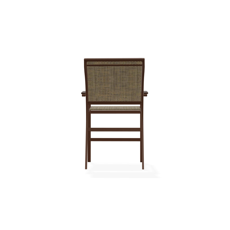 Chaise de café empilable en aluminium Bazza, Kona, Beacon taupe Sunbrella®
