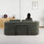 Canapé-lit convertible de 78,7 po, canapé-lit simple pliant avec coussin et couverture, causeuse futon moderne en tissu Scott, aucun assemblage requis-1048904133