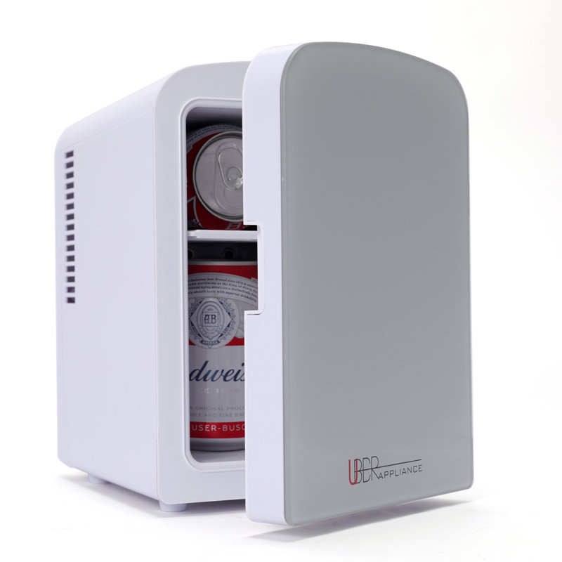 Uber Appliance 0,14 pieds cubes Mini réfrigérateur autoportant, Blanc