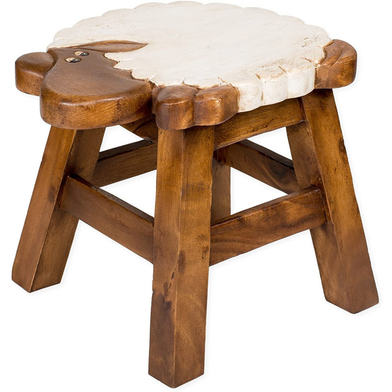 Overlock Brown Animals Step Stool