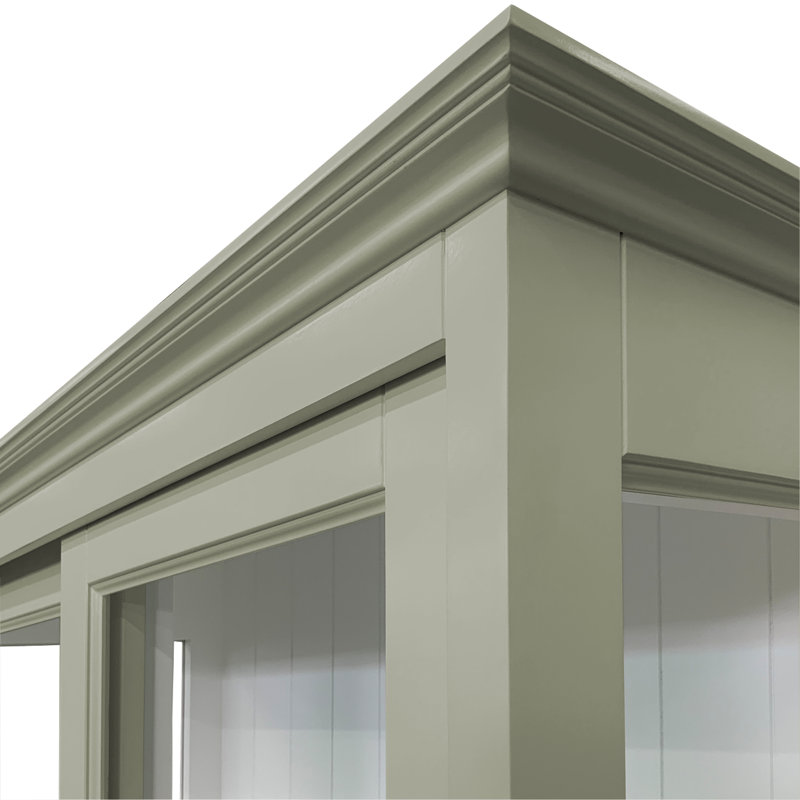 Benjamin-James Display Cabinet, Pebble Grey