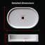 Lavabo vasque de salle de bain en marbre naturel de Carrare gris-123626437