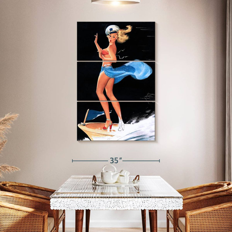 Leisha Can You Tie This, 50" H x 32" W