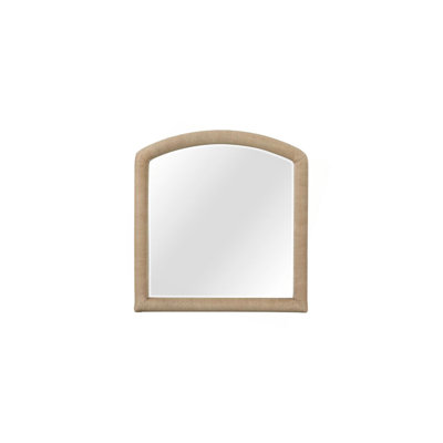 Miroir arqué en corde - Caramel