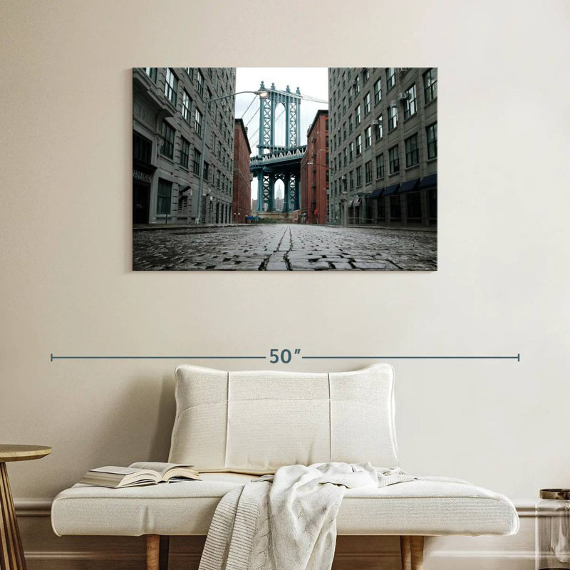 Sireci Cobbled Brooklyn Street NY, 26" H x 39" W