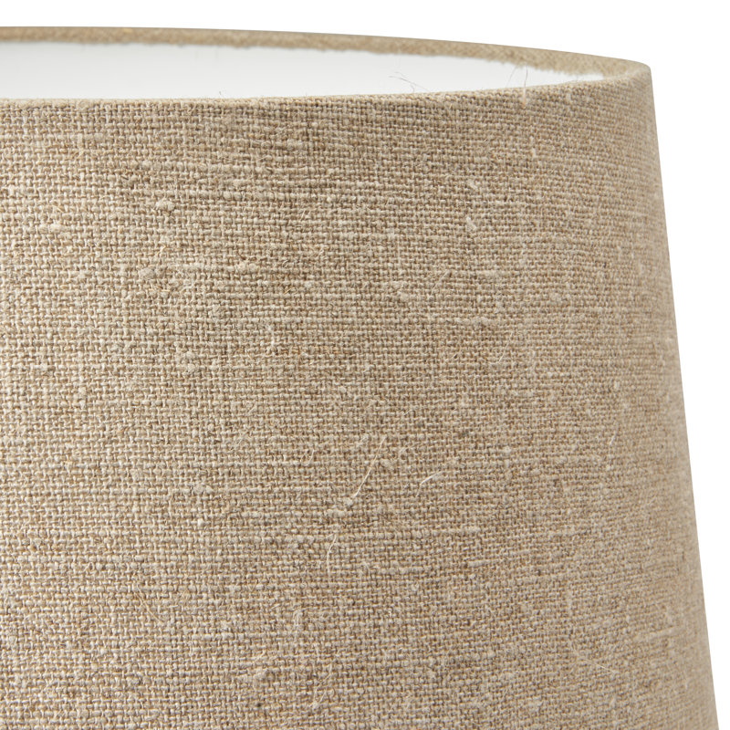 40cm Cotton Empire Lamp Shade, 22cm H x 35cm W x 35cm D, Natural