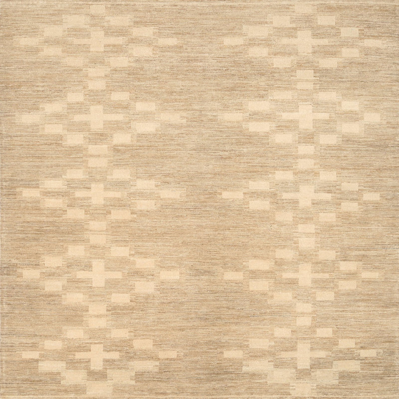 Surface beige contemporaine tapis, Rectangle 2 pi x 5 pi