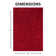 Feather Eudella Shaggy Solid Red