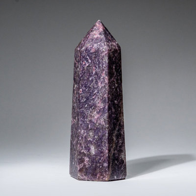 Genuine Polished Lepidolite Point from Madagascar (1.6 Lbs)