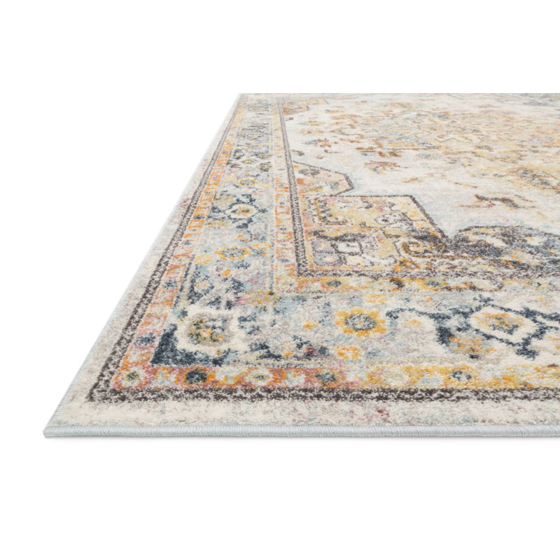 Hallock Oriental Indoor Rug, Square 1'6 x 1'6