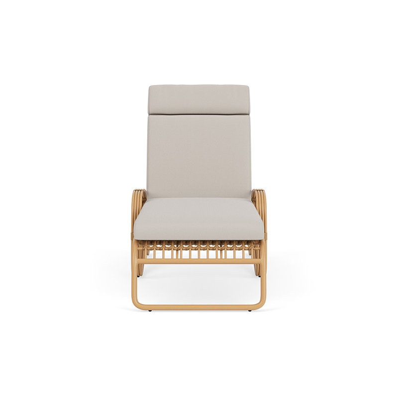 Riviera Outdoor Chaise Lounge, Azulu Twine