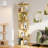 Modern 360° Rotating Bookshelf, Freestanding Corner Bookcase With Multiple Shelves For Bedroom, Living Room, Or Office-1994423886-1994423883