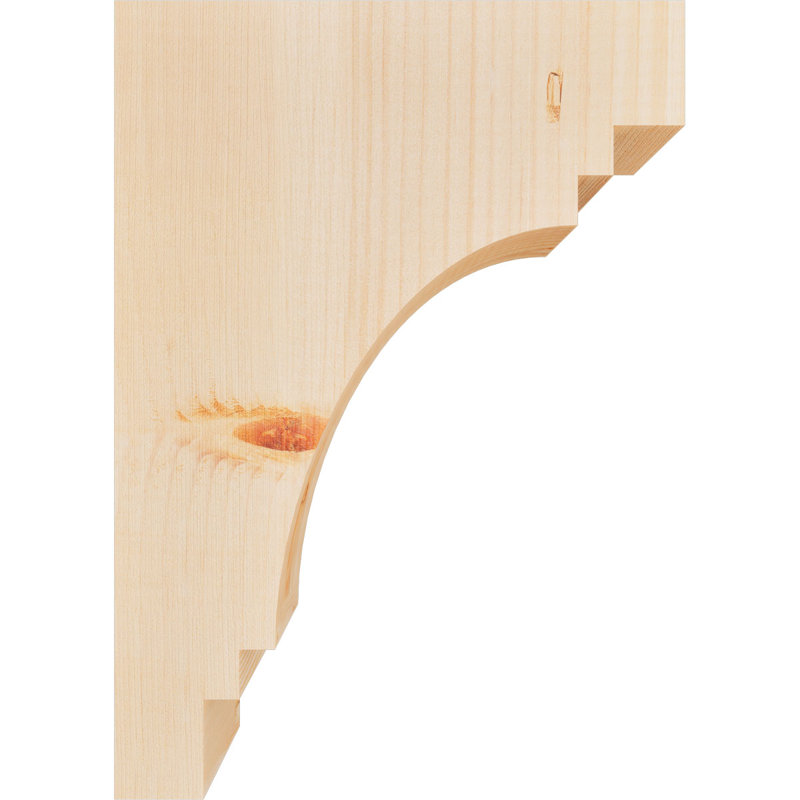 Corbeau Pescadero, H 14 po x l 3,5 po x P 10 po, Sapin de Douglas, Lisse