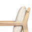 Causeuse d'extérieur en teck beige