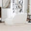 Chaise longue rembourrée en fausse fourrure-1503816417