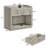 Helio 30.7'' W Nightstands With 1 Drawer And 1 Open Storage Cabinet-618263916-621861364