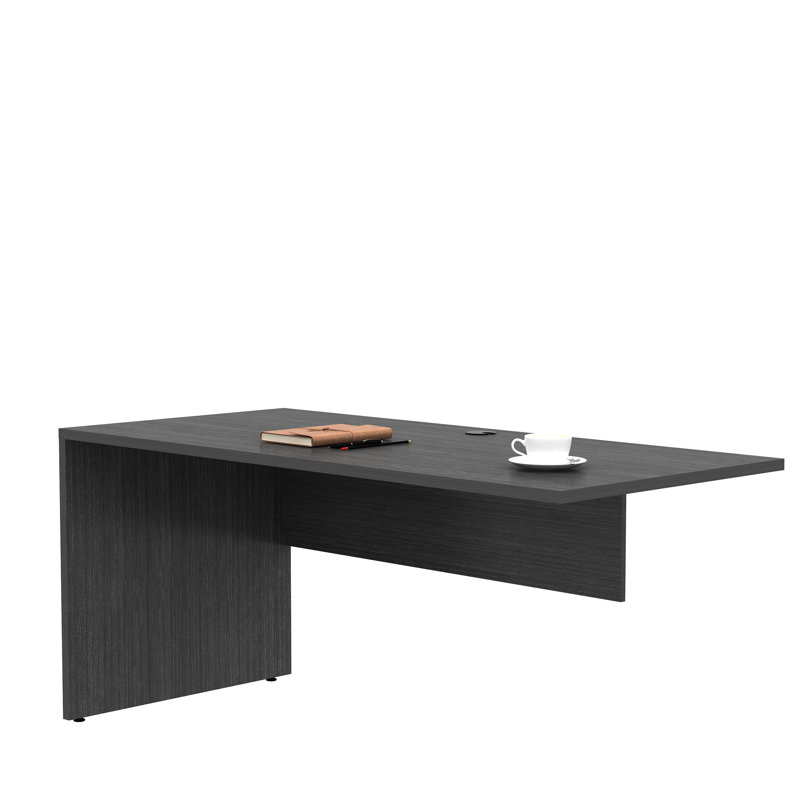  29.4'' H x 64.6'' W x 30" D Reversible Desk Return, Gray