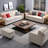 Coffee Table with Open Storage Shelf-615114214