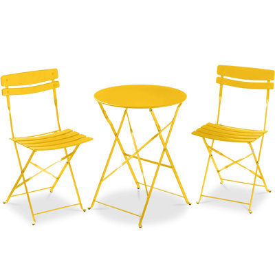 Folding Patio Bistro Set