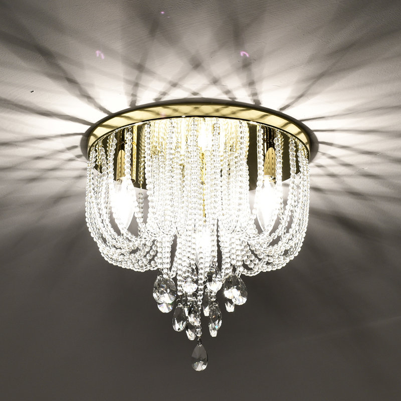 Evalynn Flush Mount Ceiling Light crystal Light