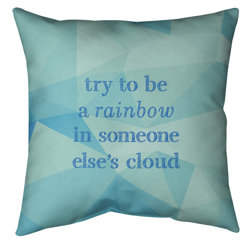 Coussin de sol, 28 po x 28 po, Bleu pâle