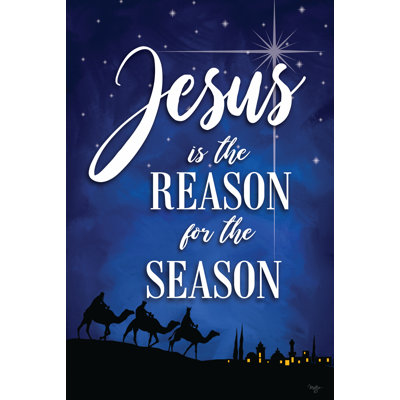 «Jesus Is The Raison On Canvas» par Mollie B., art textuel