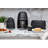 50's Retro Style Aesthetic Kettle in Matte Black-124883439