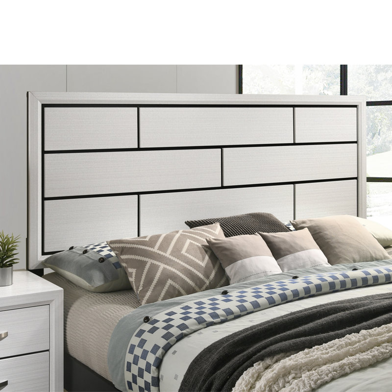 Burrigan Stout Contemporary Wood Panel Bed, King