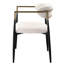 2 chaises d'appoint - lin beige, structure en métal, plateau de table, siège et dossier rembourrés, hauteur de 31 po, capacité de 220 lb, dimensions de la magnifique chaise (2), limite de poids de 220 lb