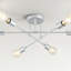 Lustre spoutnik moderne réglable 6 lumières pour salle à manger-898978546