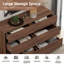 Buffet 3 en 1 avec 12 tiroirs, crédence moderne avec base en métal, armoire à café-987940279