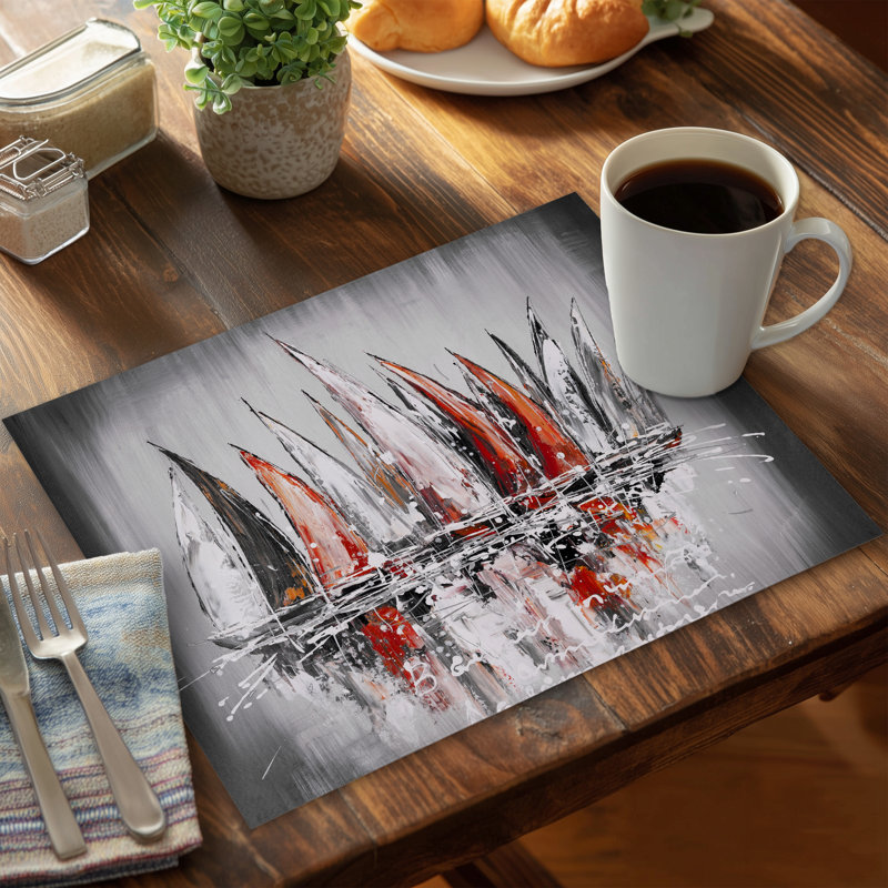 Napperon Sail Sail Paint Splash Coastal - Décoration intérieure