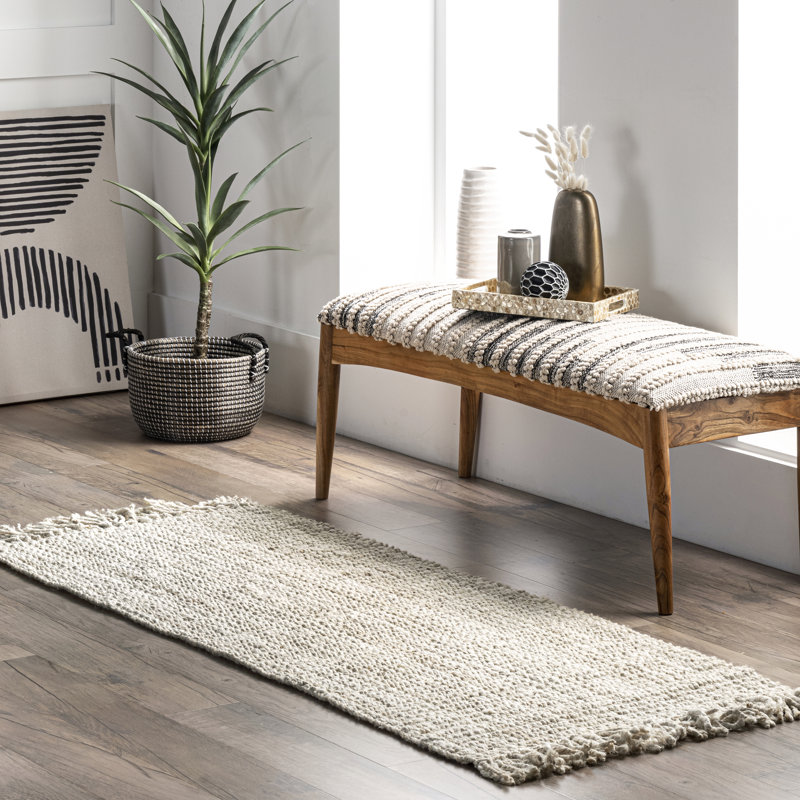 Tapis Farmute Chunky, Tapis de couloir 2 pi 6 po x 6 pi