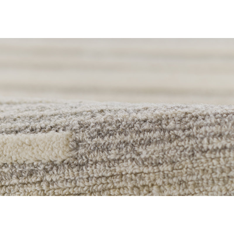 Keaundra Wool Abstract Indoor Rug, Rectangle 5' x 8'