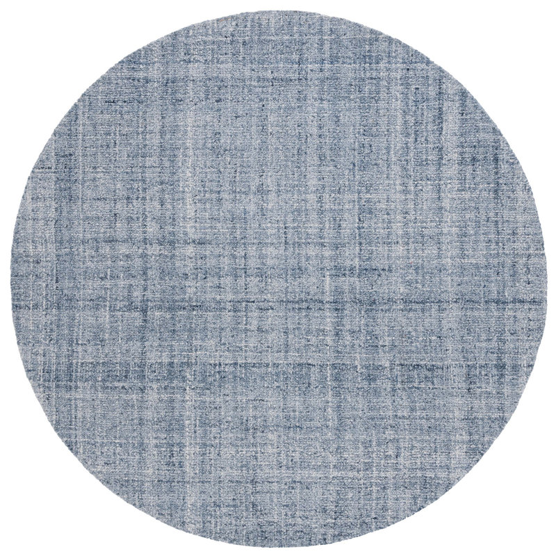 Genc Abstract Hand Tufted Performance Rug, Round 6'