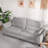 89” Modern Chenille Sofa Adjustable Armrest Couch-245264359