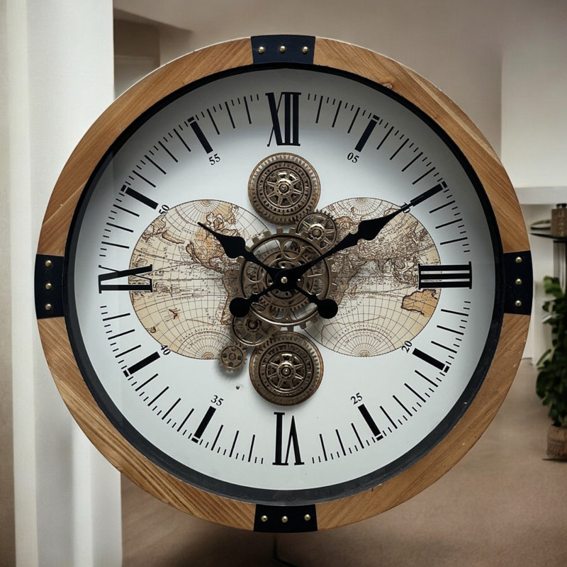 Solid Wood Wall Clock