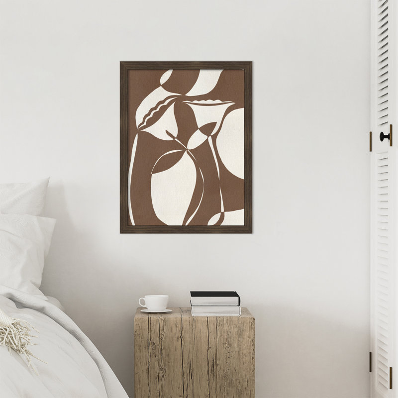 «Bound By Beauty No. 3» par Shatha Al Dafai, reproduction d'art encadrée sur bois, 26 x 20