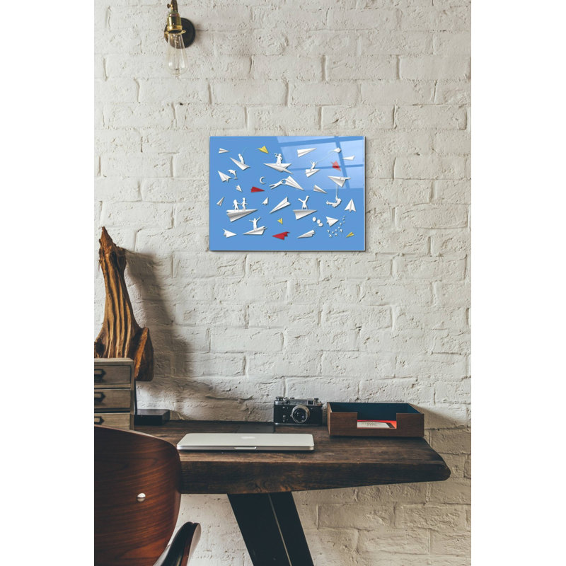 «Paper Planes» par Maxim, H 12 po x l 16 po x P 0,12 po