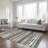 Machine Washable Indoor/Outdoor Chayden ACN1019 Charcoal Rug-99177733