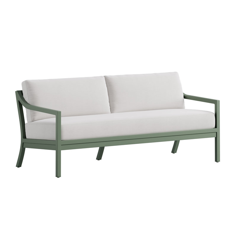 Sofa with Bench Seat, Eucalyptus Green