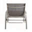 Chaises longues d'extérieur réglables en aluminium avec assise en filet, parfaites pour la détente et la durabilité-1550720040